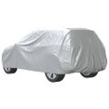 vidaXL Plachta na auto pre SUV s popruhmi plná strieborná XL PEVA