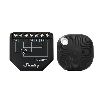 Smart ovládač žalúzií a roliet SHELLY Shutter + BLU Button Tough 1 WiFi
