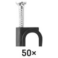 Pripojenie kábla 6 mm, čierna, balenie 50 ks / EMOS A2821