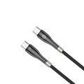 Forever Sleek kábel USB-C - USB-C 1,0 m 60W čierny
