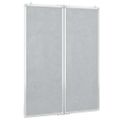 vidaXL Magnetická biela tabuľa skladacia 80x100x1,7 cm hliník
