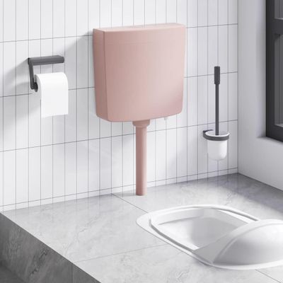 vidaXL WC nádržka so spodným prívodom vody 3/6 l, lososová