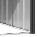 vidaXL Búda pre psa antracitová 116,5x153x81,5 cm pozinkovaná oceľ
