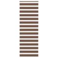 vidaXL Zebra roleta hnedá 75x230 cm šírka látky 70,9 cm polyester