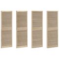 vidaXL Skříňové dvere s dverami 4 ks Prírodná 170 x 2,1 x 59,5 cm