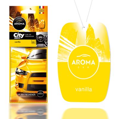 Osviežovače vzduchu AROMA CAR CITY CARD VANILIA