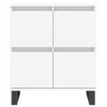 vidaXL Komoda biela 60x35x70 cm spracované drevo