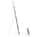 vidaXL 180 LED Viacfarebný 150 cm Kov a trblietavá látka