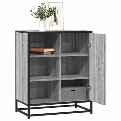 vidaXL Komoda sivá sonoma 62x35x76 cm kompozitné drevo