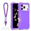 Puzdro Safepop s popruhom pre iPhone 17 Pro Max 6,9" fialové
