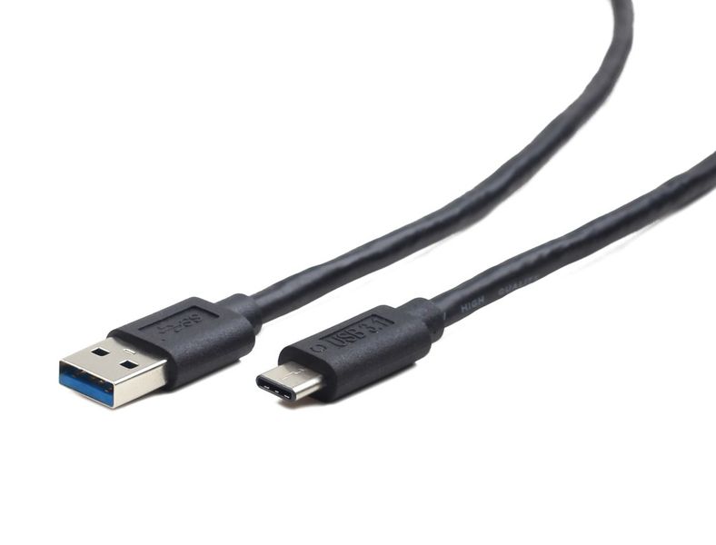 Kábel CABLEXPERT USB 3.0 AM na Type-C kábel (AM/CM), 1,8 m, čierny
