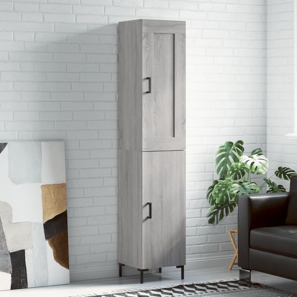 vidaXL Vysoká skrinka dub sonoma 34,5x34x180 cm spracované drevo