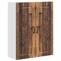 vidaXL Dvierka na umývačku Kalmar Staré drevo 80 x 31 x 100 cm