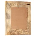 vidaXL Ručne vyrezávané zrkadlo 50x50x2,5cm masívne mangovníkové drevo