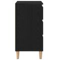 vidaXL Nočný stolík Čierny dub 40 x 35 x 70 cm Kompozitné drevo