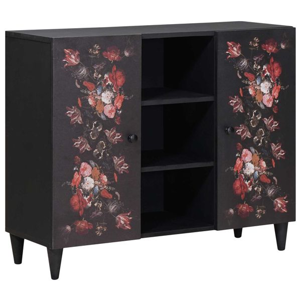 vidaXL Úložné skrine Viacfarebný 90 x 33,5 x 75 cm Masívne mango drevo