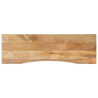 vidaXL Stolová doska so zakrivením 160x50x2,5 cm surový mangový masív