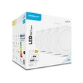 Modee LED Okrúhly LED panel - montovateľný 6W 660lm studená biela P4 (ML-LPR6000K6WPN)