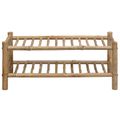 vidaXL Regál na topánky 68 x 28 x 30 cm Bambus Prírodná