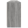 vidaXL Komoda s LED svetlami sivá sonoma 202x37x67 cm