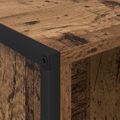 vidaXL Knižnica 99.5 x 30 x 108.5 cm Kompozitné drevo Staré drevo