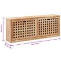 vidaXL Úložná lavica na topánky 94x20x38 cm masívne orechové drevo