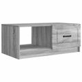 vidaXL Konferenčný stolík Sivá sonoma 90 x 50 x 37 cm Kompozitné drevo