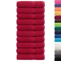 vidaXL Prémiové osušky SOLUND 10 ks fialové 100x150 cm 600 g/m2