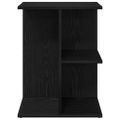 vidaXL Nočné stolíky 2 ks čierny dub 46,5x29x61 cm kompozitné drevo