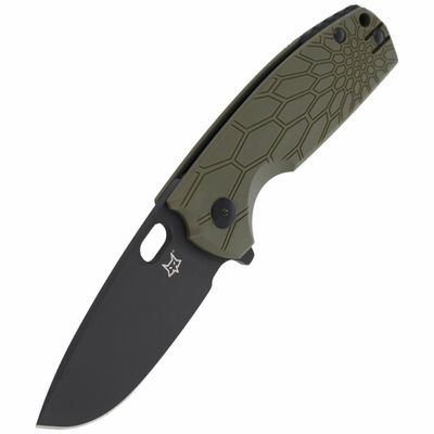 FOX Knife FX-604 OD Vox Core vreckový všestranný nôž 8 cm, zeleno-čierna, FRN