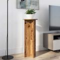 vidaXL Stojan na rastliny 2 ks Staré drevo Ø40 x 100 cm