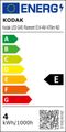 LTC LED KODAK FILAMENT žiarovka E14 4W 470lm G45 LTC LED KODAK FILAMENT žárovka E14 4W 470lm G45