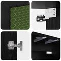 vidaXL Nástenný TV kabinet GELEEN 69 x 33 x 40 cm Čierny dub