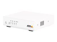 Prepínač - neriadený - 4 x 10/100 (PoE+) + 1 x 10/100 - desktop - PoE+ (60 W) - pre AXIS A1610-B, C1410, D3110, M1075-L, M3067-P, P1385-E, P1455-LE, P1455-LE-3, W400