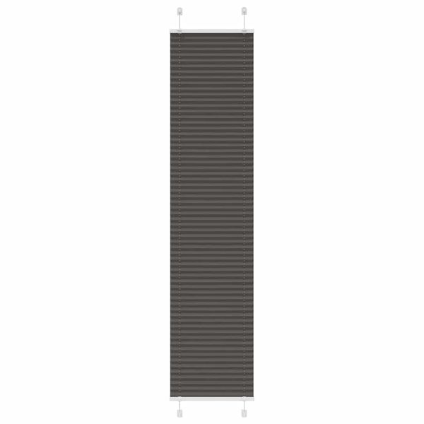 vidaXL Plisovaná roleta čierna 50x200 cm šírka látky 49,4 cm polyester