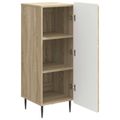 vidaXL Servírovacia skriňa Dub sonoma 34,5 x 33 x 92 cm
