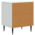 vidaXL Nočný stolík 2 ks Biela 43 x 34,5 x 50 cm Kompozitné drevo