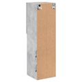 vidaXL TV skrinky s LED svetlami 2 ks betónovo sivé 30,5x30x102 cm