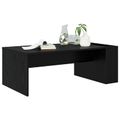 vidaXL Konferenčný stolík Čierny dub 95 x 50 x 34 cm Kompozitné drevo