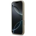 Puzdro Guess Silicone Big 4G Script pre iPhone 17 hnedá
