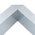 vidaXL Plot proti slimákom pozinkovaná oceľ 100x100x25 cm