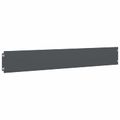 vidaXL Obrubník trávnika 30 ks 15 x 103 cm Oceľ Antracitová