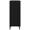 vidaXL Servírovacia skriňa Čierny dub 69,5 x 34 x 90 cm