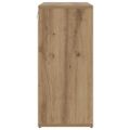 vidaXL Skriňa na topánky 103 x 30 x 67 cm Kompozitné drevo Dub artisan