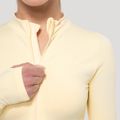 Dámsky športový top LUMA Butter Yellow - GymBeam, veľkosť XS