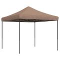 vidaXL Skladací pop-up párty stan hnedý 292x292x315 cm