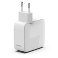 HAMA GaN, Rýchlonabíjačka, 2x USB-C PD/QC 65W Odn
