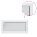 vidaXL Otočné a sklopné okno do suterénu RISOR 120 x 60 cm PVC a sklo
