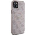 Puzdro Guess pre iPhone 15 Plus 6,7" GUHMP15MG4GFRP ružové HC MAGSAFE PU 4G RING CLASSIC LOGO