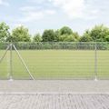 vidaXL Zvarené drôtené pletivo s betónovým základom 25 x 1 m Sieťovina